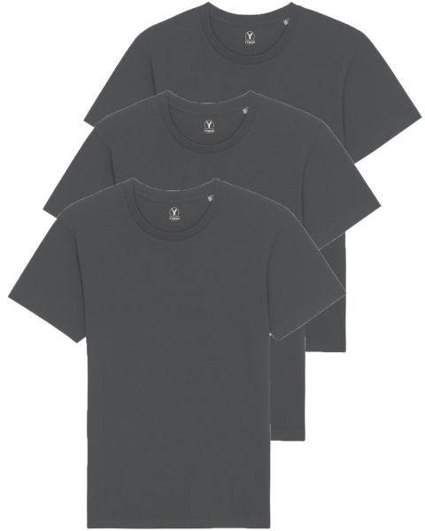 3er Pack Basic T-Shirts | Unisex | 150 g/qm Bio-Baumwolle