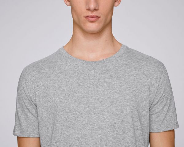 Kurzarm T-Shirt | Bio Baumwolle | für Männer | meliert | 155 g/m²