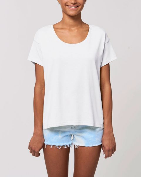 Sommerliches Damen T-Shirt aus Bio Baumwolle