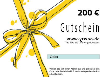 200 Euro Geschenkgutschein
