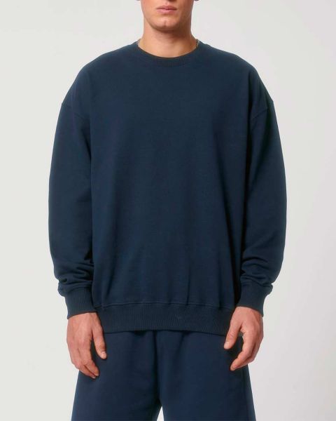 Oversized Sweatshirt aus reiner Bio-Baumwolle, Dry Handfeel