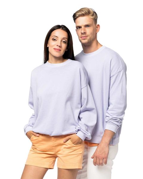 Unisex Oversized French Terry Sweatshirt aus 100% Baumwolle - Made in Portugal
