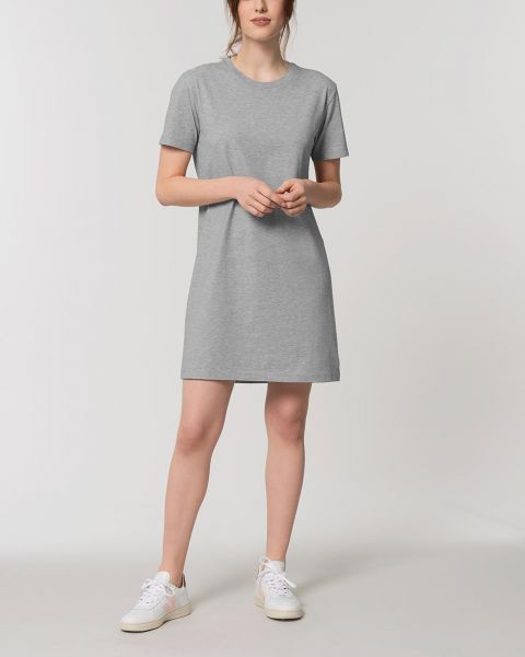 Sommerliches T-Shirt Kleid aus Bio Baumwolle