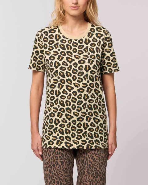 Fair Trade T-Shirt im Leoparden Look
