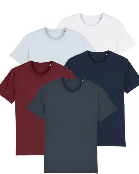 Herren | 5er Pack Basic T-Shirt | Mittelschwer | in verschiedene Farben